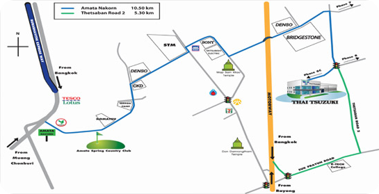 Thai Tsuzuki Map